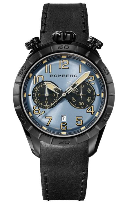 Review Bomberg BB-68 DARK BLUE NS44CHPBA.208.9 Fake watch